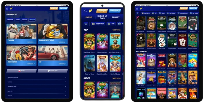 Wonaco Casino App-Screenshot